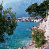 Phong cảnh lãng mạn của bờ biển Adriatic