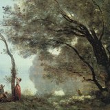 Corot: Tưởng nhớ Mortefontaine (1864, Chủ nghĩa hiện thực)