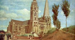 Corot: Nhà thờ Chartres (1830, Chủ nghĩa hiện thực)