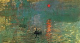 Claude Monet: Ấn tượng, Mặt trời mọc (1872, ấn tượng)