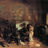 Gustave Courbet: The Artist's Studio (1855, Chủ nghĩa hiện thực)
