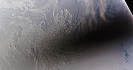 Cái bóng của nhật thực chiếu trên Trái đất