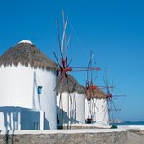 Cối xay gió ở Mykonos