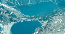 Hồ Moraine ở High Tatras