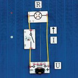 Một mạch đơn giản với các ký hiệu và đại lượng vật lý