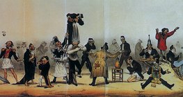 Daumier - Các đơn vị khác nhau của Chính trị Aliénés (1830-1835, Chủ nghĩa hiện thực)