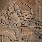 Sư tử săn Ashurbanipal (Nineveh, Mesopotamia, 650 trước Công nguyên)