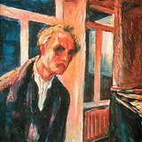 Edvard Munch: Tự chụp (khoảng 1939)