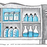 A patikus rendszerezve tárolja a gyógyszereket