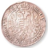 Pénzérme a 17. század közepéről 