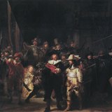 Rembrandt: Đồng hồ đêm (1642, Baroque)