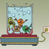 Chuyển động hạt sống động hơn được biểu thị bằng nhiệt độ cao hơn