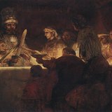 Rembrandt: Âm mưu của người Batavian dưới thời Claudius Civilis (1661-1662, Baroque)