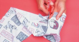 Tạo một bức tranh dệt - bước 2