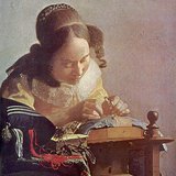 Julian Vermeer: ​​The Lacemaker (khoảng năm 1665, Baroque)