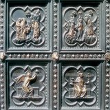 Phù điêu đúc trên cửa phía nam của Nhà rửa tội Thánh John ở Florence (Ghiberti, 1452, Phục hưng)