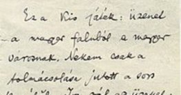 Chữ viết tay của Zoltán Kodály (nhà soạn nhạc Hungary)