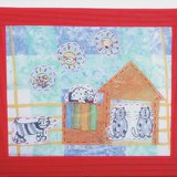 Tạo một bức tranh dệt - bước 4