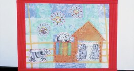 Tạo một bức tranh dệt - bước 4