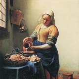 Julian Vermeer: ​​The Milkmaid (1658-1660, Baroque)