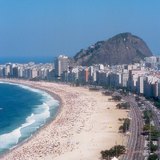 Copacabana, bãi biển nổi tiếng của Rio de Janeiro