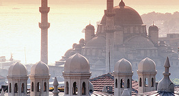 Quang cảnh Istanbul với một nhà thờ Hồi giáo