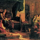 Bertalan Székely: Vua László V và Ulrik Cillei