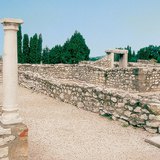 Az aquincumi polgárváros egyik utcája