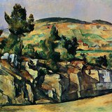Paul Cézanne: Hillside ở Provence (1890-1894)