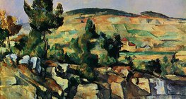 Paul Cézanne: Hillside ở Provence (1890-1894)