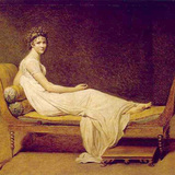 Jacques-Louis David - Chân dung của Madame Récamier