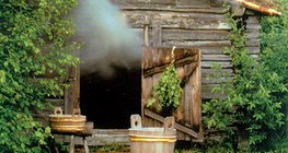 Túp lều bằng gỗ truyền thống của Phần Lan