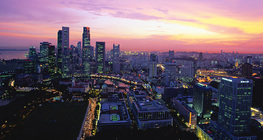 Hoàng hôn ở Singapore