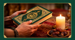 Kinh Qur'an, cuốn sách thánh của đạo Hồi.