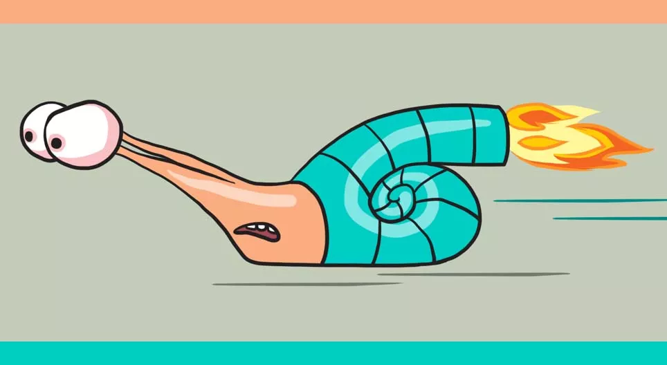 Một con ốc có thể chiến thắng một cuộc đua?