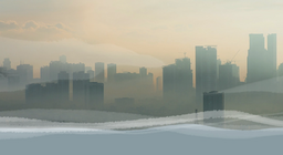 Các thành phố chìm trong khói bụi.