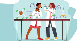 Trong phòng thí nghiệm