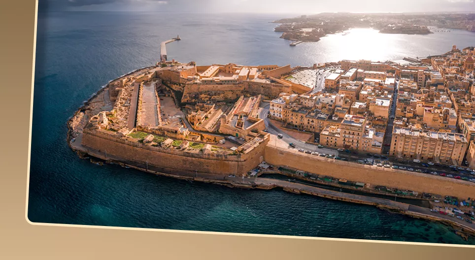 Các hiệp sĩ tối cao (grand master) của Dòng Hiệp sĩ Quân sự có Chủ quyền của Thánh Gioan Jerusalem và hệ thống phòng thủ của hòn đảo