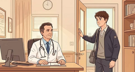 Tại phòng khám bác sĩ