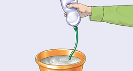 Đập vỡ một chai bằng nước