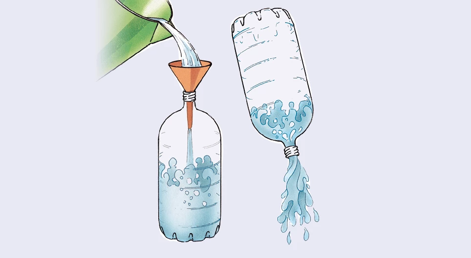 Đài phun nước chai