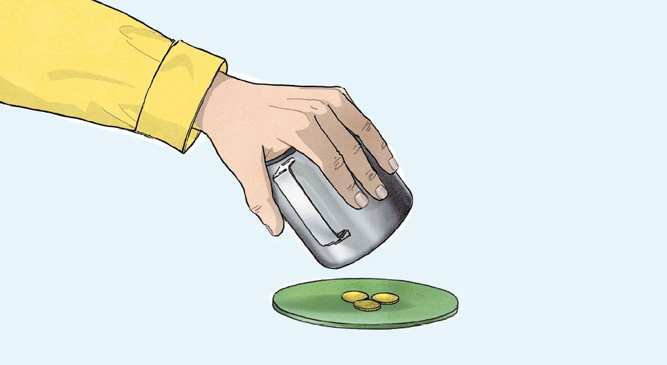 Tiền xu biến mất