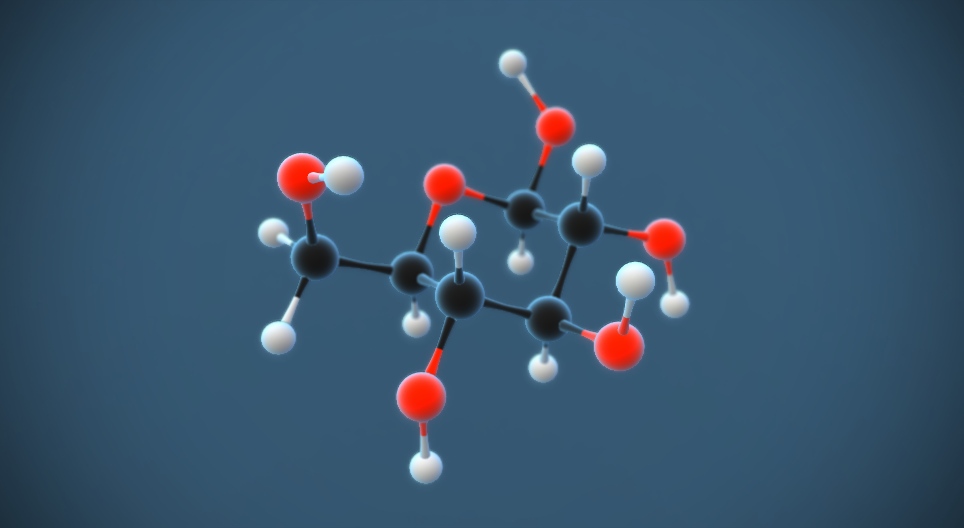 Beta-D-glucose, Đường nho (C₆H₁₂O₆)
