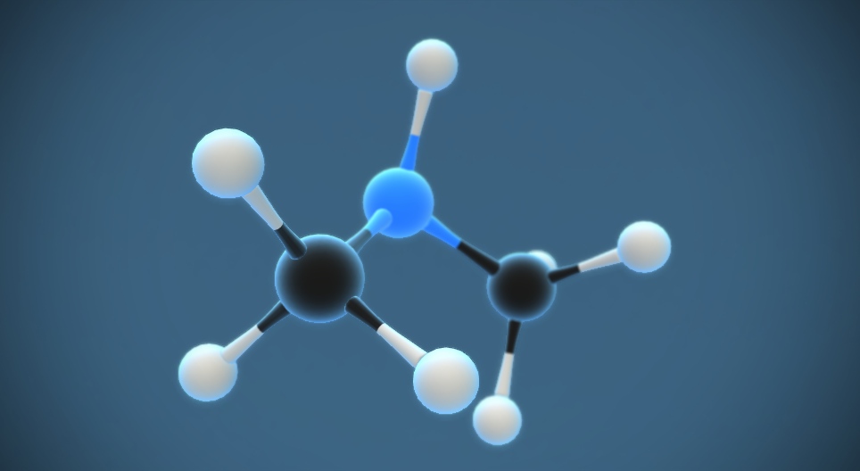 Dimethylamin (NH(CH₃)₂)