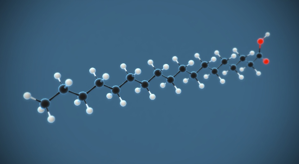 Axit stearic (axit octadecanoic) (C₁₇H₃₅COOH)