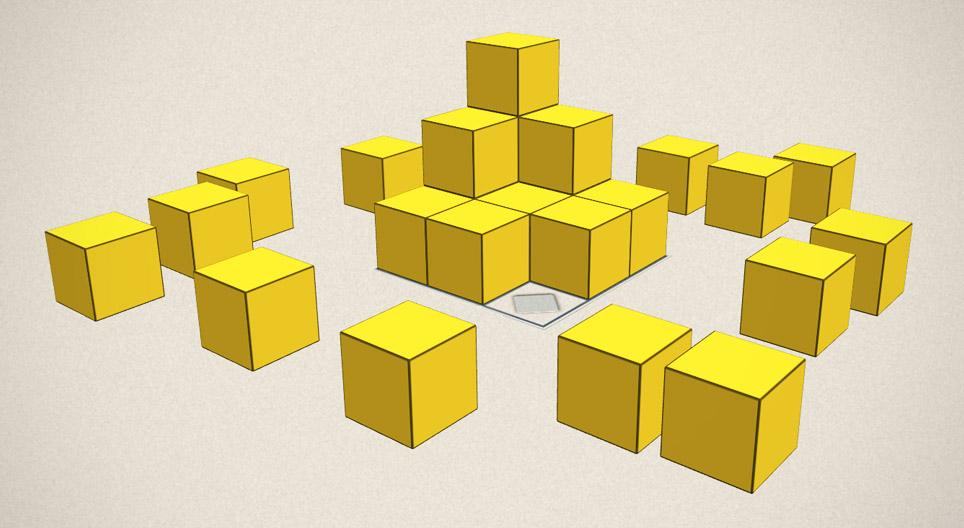 Building shapes (one colour)