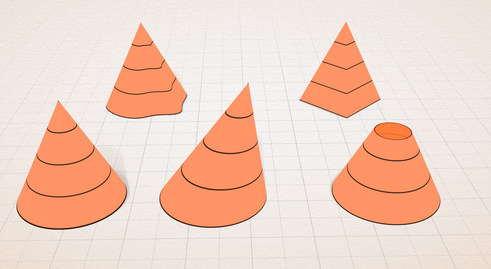 Conic solids