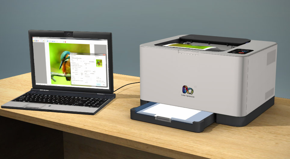 Nó hoạt động như thế nào? - Máy in lade