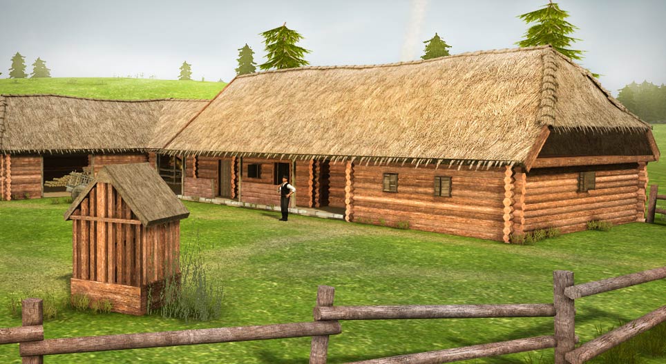 Log house