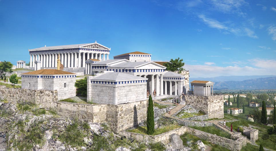 Thành cổ Acropolis (ở Athens, được xây dựng vào thế kỷ thứ 5 trước Công nguyên)